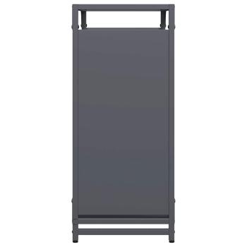 Brennholzregal Anthrazit 60x28x65 cm Kaltgewalzter Stahl