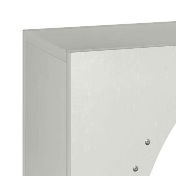 Brennholzregal 50x23x100 cm Edelstahl