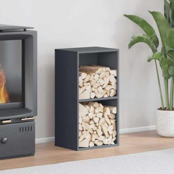 ARDEBO.de - Brennholzregal Anthrazit 40x30x75 cm Kaltgewalzter Stahl