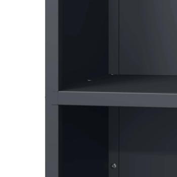 Brennholzregal Anthrazit 40x30x75 cm Kaltgewalzter Stahl