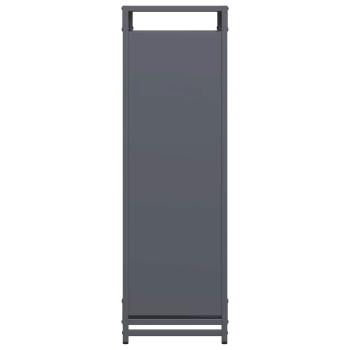 Brennholzregal Anthrazit 44x28x90 cm Kaltgewalzter Stahl