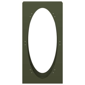 Brennholzregal Olivgrün 50x23x100 cm Kaltgewalzter Stahl