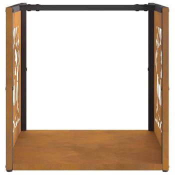 Brennholzregal 40x40x40 cm Wetterfester Stahl