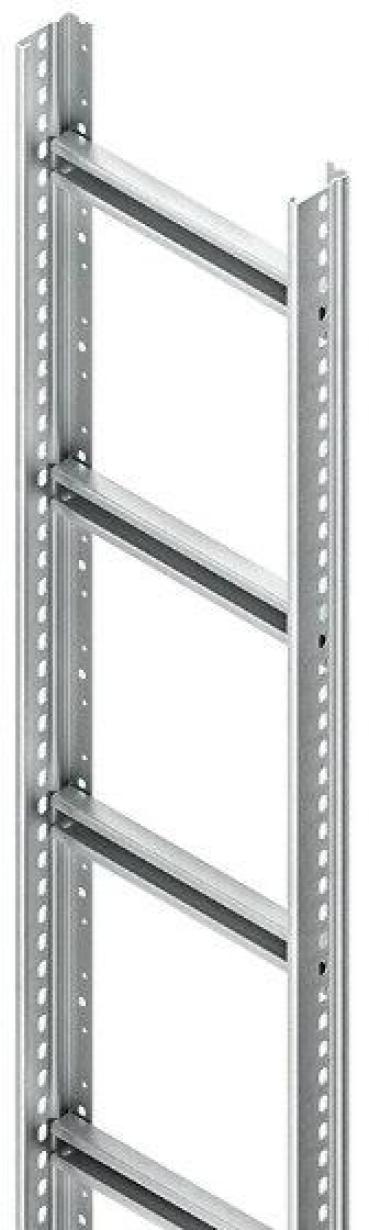 ARDEBO.de Niedax STM 60.403/6 Steigetrasse, 60x400x6000 mm, Sprossenabstand 300 mm, 1,75 kN, t=2 mm, Stahl, bandverzinkt