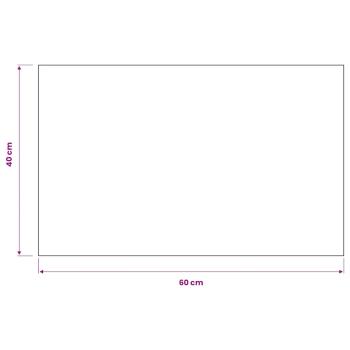 Schmutzfangmatte Rechteckig Getuftet 40x60 cm Anthrazit