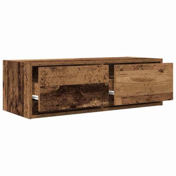 TV-Schränke 2 Stk. Altholz-Optik 80x31x25,5 cm Holzwerkstoff