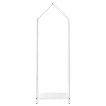 Brennholzregal Weiß 40x25x120 cm Kaltgewalzter Stahl