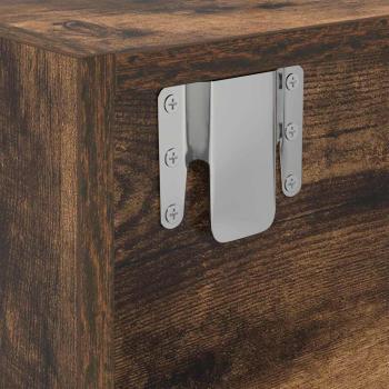 TV-Schrank Räuchereiche 80x31x25,5 cm Holzwerkstoff