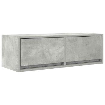 TV-Schrank Betongrau 80x31x25,5 cm Holzwerkstoff