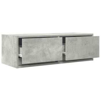 TV-Schrank Betongrau 80x31x25,5 cm Holzwerkstoff