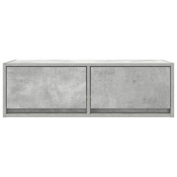 TV-Schrank Betongrau 80x31x25,5 cm Holzwerkstoff