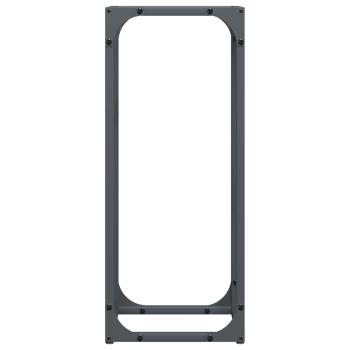 Brennholzregal Anthrazit 25x25x60 cm Kaltgewalzter Stahl