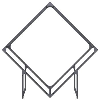 Brennholzregal Anthrazit 100x25x100 cm Kaltgewalzter Stahl