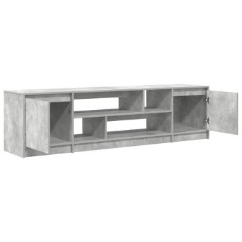 TV-Schrank Betongrau 188,5x41x50 cm Holzwerkstoff