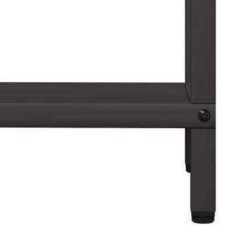 Brennholzregal Schwarz 40x25x120 cm Kaltgewalzter Stahl