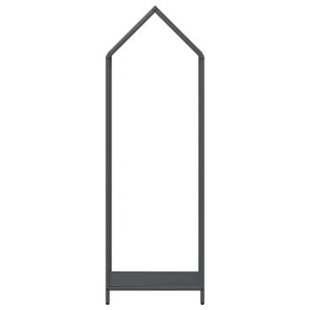 Brennholzregal Anthrazit 40x25x120 cm Kaltgewalzter Stahl