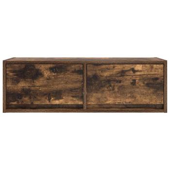 TV-Schränke 2 Stk. Räuchereiche 80x31x25,5 cm Holzwerkstoff