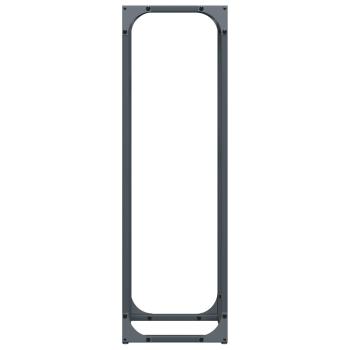 ARDEBO.de - Brennholzregal Anthrazit 25x25x80 cm Kaltgewalzter Stahl