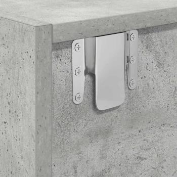 TV-Schränke 2 Stk. Betongrau 80x31x25,5 cm Holzwerkstoff