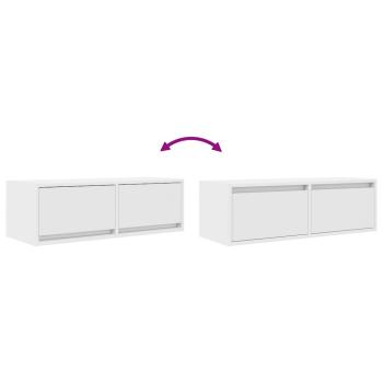 TV-Schrank Weiß 80x31x25,5 cm Holzwerkstoff