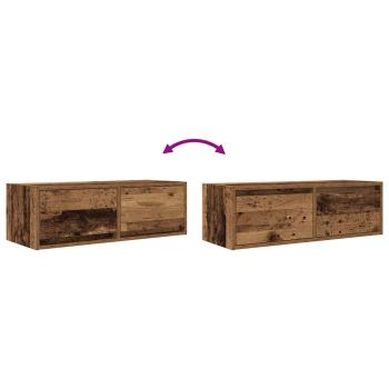 TV-Schrank Altholz-Optik 80x31x25,5 cm Holzwerkstoff