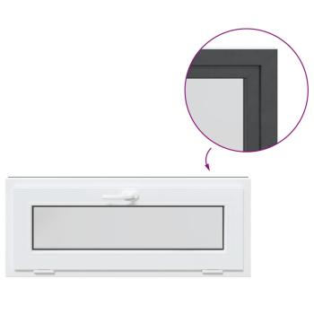 Kellerfenster RISOR 110x40 cm Kipp 2-fach Verglasung Anthrazit