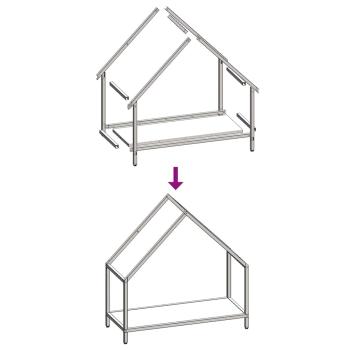 Brennholzregal Olivgrün 60x25x60 cm Kaltgewalzter Stahl