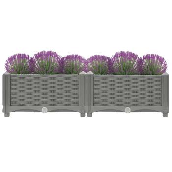 Hochbeet 80x40x23 cm Polypropylen