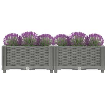 Hochbeet 80x40x23 cm Polypropylen