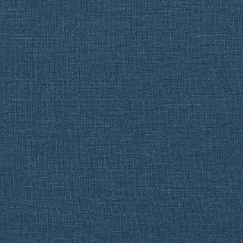 Boxspringbett mit Matratze Blau 80x200 cm Stoff