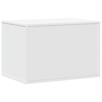 Katzenklo Weiß 60x40x40 cm Holzwerkstoff