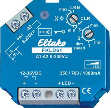ARDEBO.de Eltako FKLD61 Funkaktor Konstantstrom-LED-Dimmschalter (30100836)
