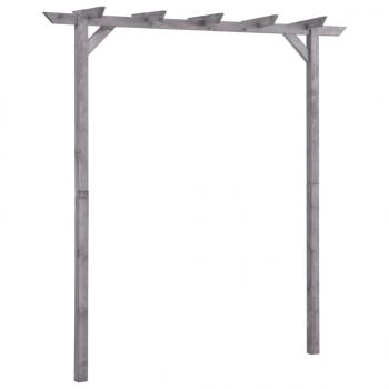 ARDEBO.de - Garten-Pergola Grau 200x40x205 cm Imprägniertes Kiefernholz