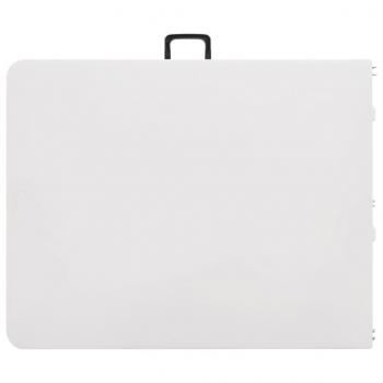 Gartentisch Klappbar Weiß 180x72x72 cm HDPE