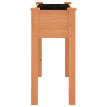 Pflanzkübel mit Einsatz Braun 71x37x76 cm Massivholz Tanne