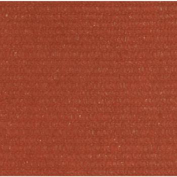 Sonnensegel 160 g/m² Terrakottarot 2,5x2,5x3,5 m HDPE