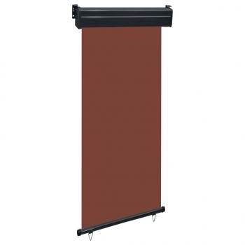 ARDEBO.de - Balkon-Seitenmarkise 105x250 cm Braun