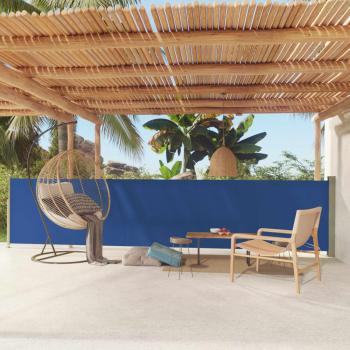 ARDEBO.de - Seitenmarkise Ausziehbar 117x600 cm Blau