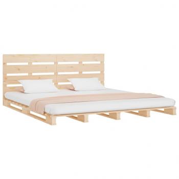 Massivholzbett ohne Matratze 135x190 cm Kiefernholz