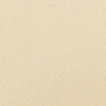 Schlafsofa 2-Sitzer Creme Stoff