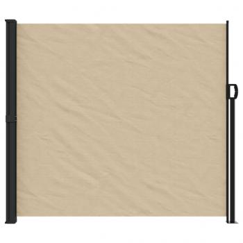 Seitenmarkise Ausziehbar Beige 180x500 cm
