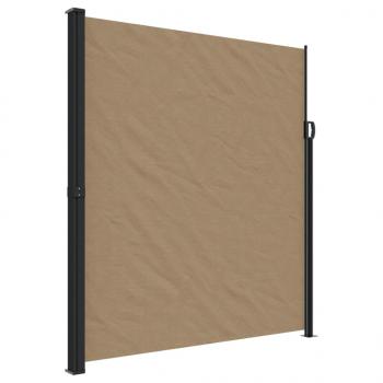 Seitenmarkise Ausziehbar Taupe 220x500 cm