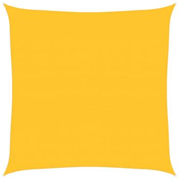 Sonnensegel 160 g/m² Quadratisch Gelb 7x7 m HDPE