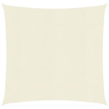 ARDEBO.de - Sonnensegel 160 g/m² Creme 6x6 m HDPE