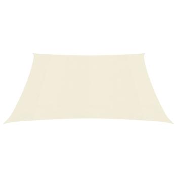 Sonnensegel 160 g/m² Creme 6x6 m HDPE