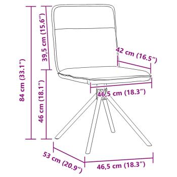 Esszimmerstühle 2 Stk. Blau Stoff