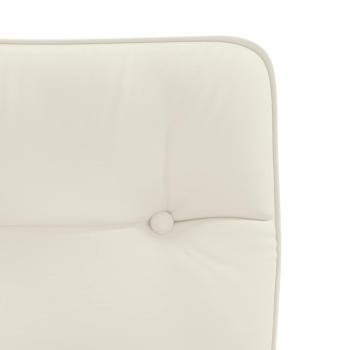 Esszimmerstühle 2 Stk. Creme Samt
