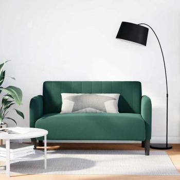 ARDEBO.de - Zweisitzer-Sofa Dunkelgrün 109 cm Samt
