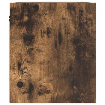 Wand-Nachttisch Räuchereiche 38x34x40 cm