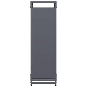 Brennholzregal Anthrazit 90x28x90 cm Kaltgewalzter Stahl